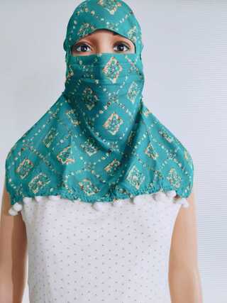 Assorted Colour Design Sun Protection Face Scarf Mask