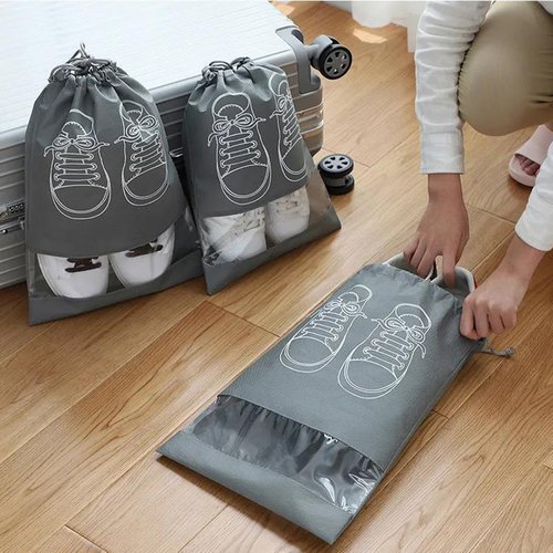 Drawstring Waterproof Shoe Dust Bags (5pcs)