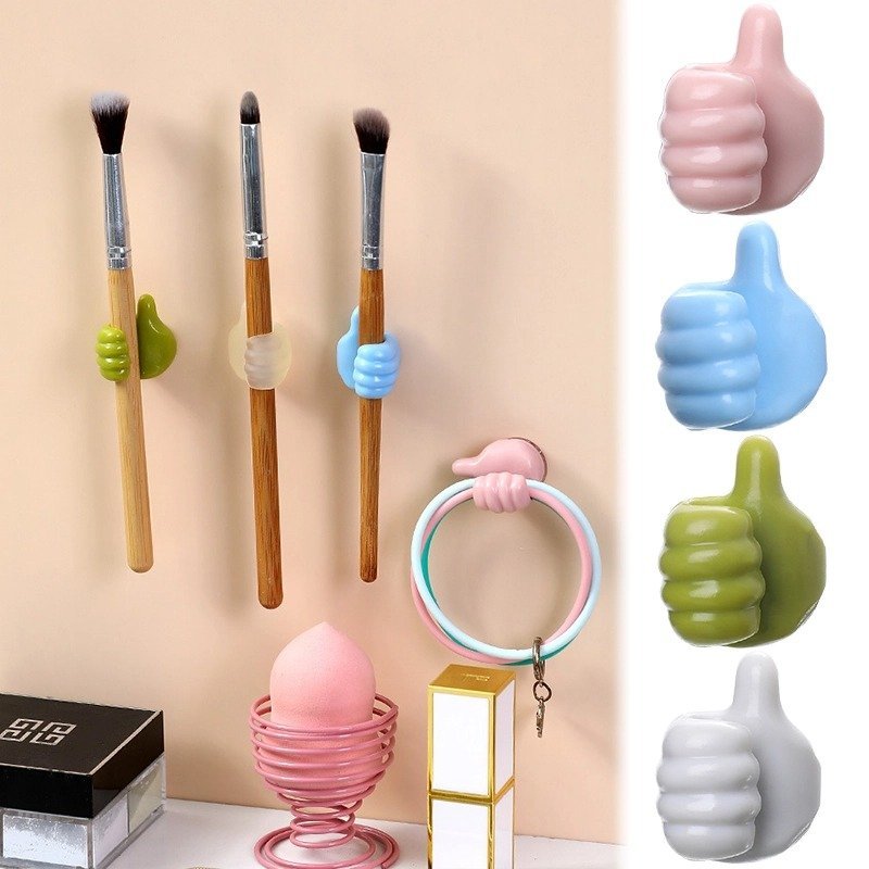 Creative Thumbs Up Shape Wall Hook ( Pack of 10 )