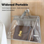 Transparent Anti-dust Handbag Organizer ( Pack of 3 )