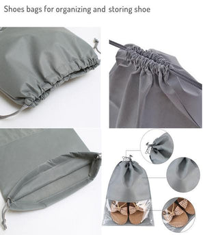 Drawstring Waterproof Shoe Dust Bags (5pcs)
